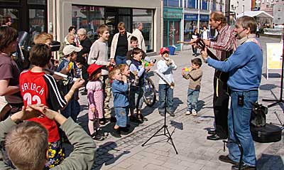 Mario Dompke mit seinem beliebten Kinderprogramm