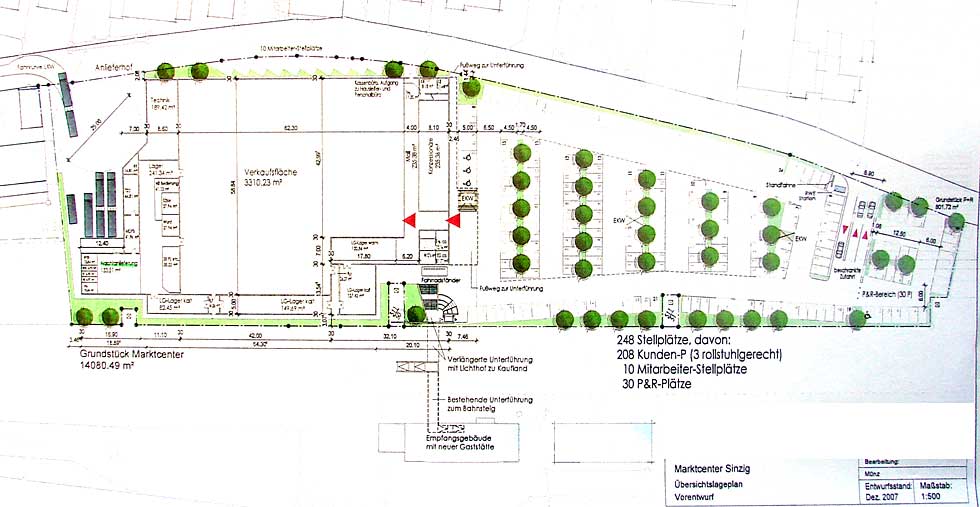 Grundplan Kaufland Marktcenter