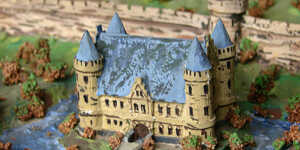 Modell des Sinziger Schloss