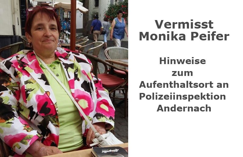 Monika Peifer vermisst
