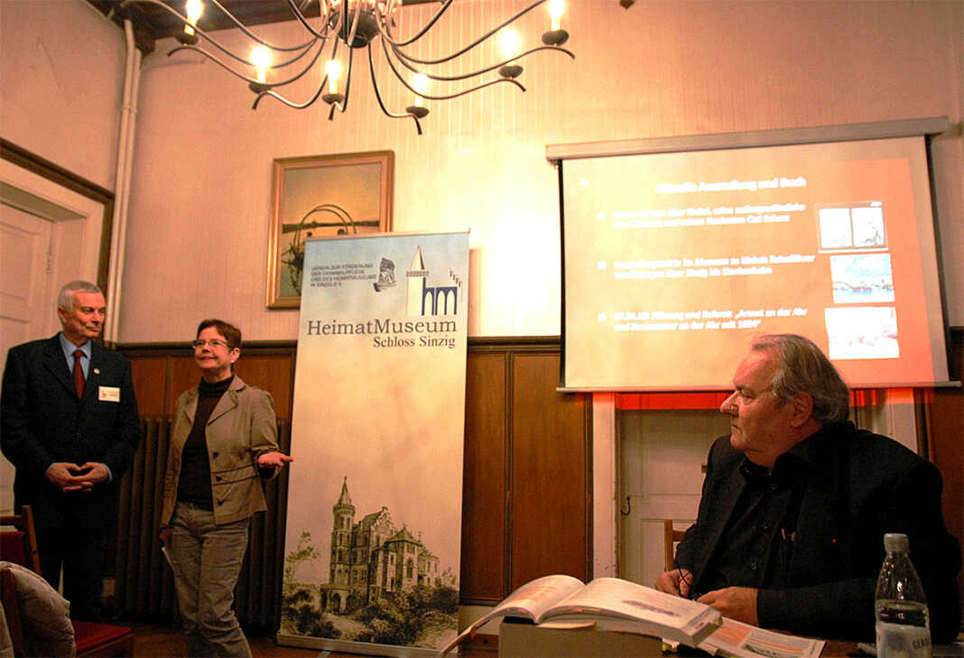 Christian Schmiedel vom Rathausverein Oberwinter sprach beim Denkmalverein Sinzig über Gottfried und Johanna Kinkel
