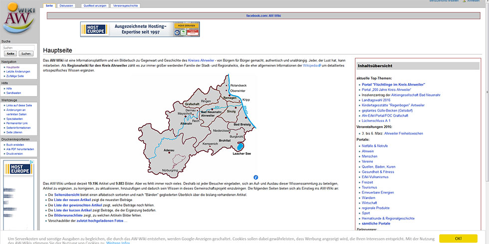 Die Wikipedia und viele Regionalwikis sind heute aus Protest offline