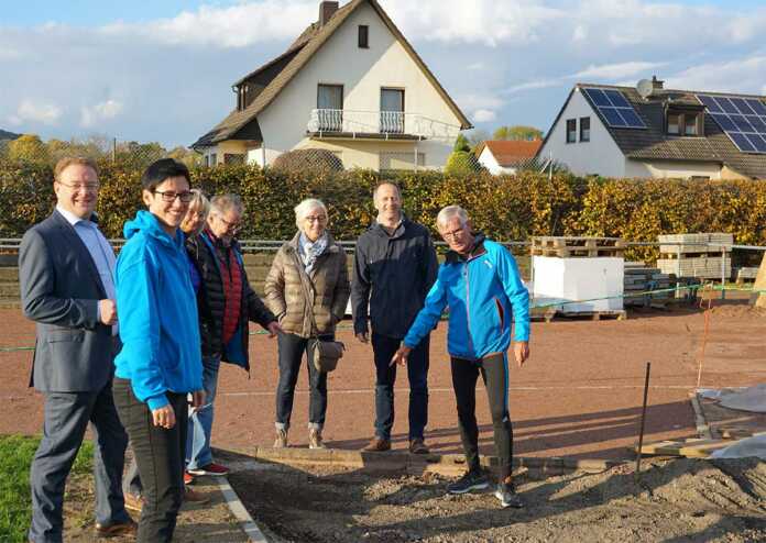 CDU Sinzig besucht Baustelle Sportplatz