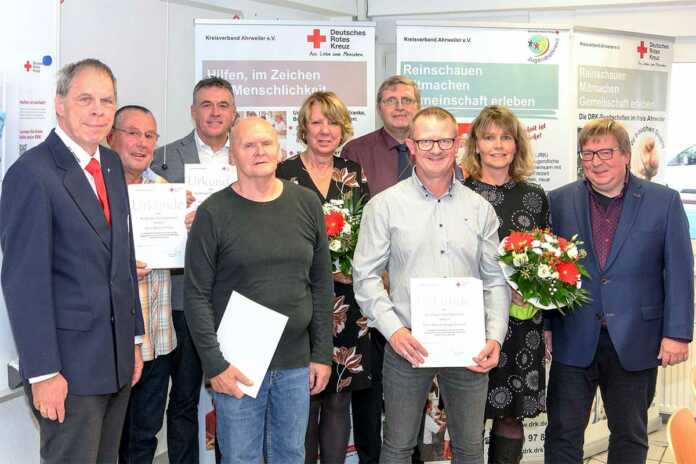 DRK-Kreisverband Ahrweiler e.V. ehrt langjährige Mitarbeiter