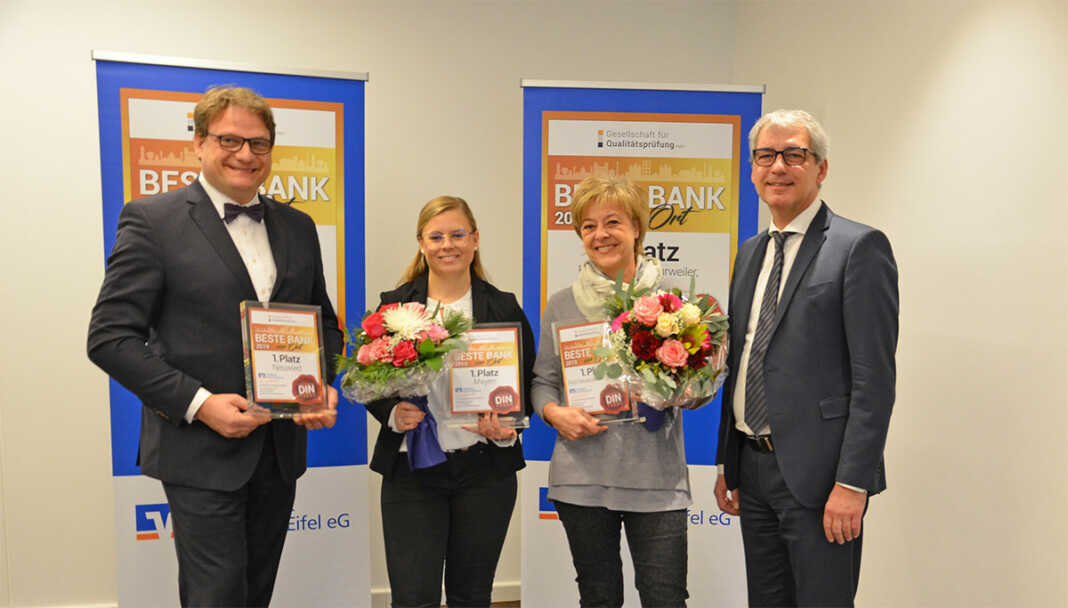 Gleich drei Mal „Beste Bank“ in Mayen, Bad Neuenahr-Ahrweiler und Neuwied