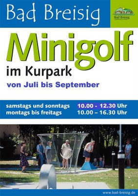 Mini-Golf – Der Sport für jedes Alter im Bad Breisiger Kurpark