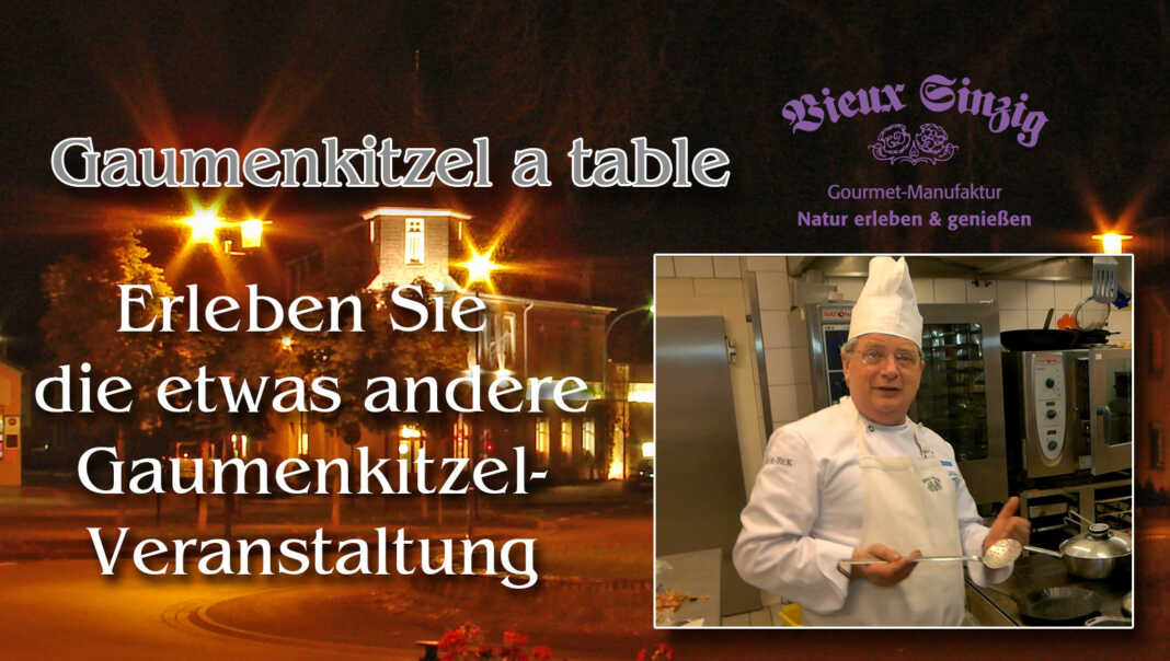 Gaumenkitzel a table