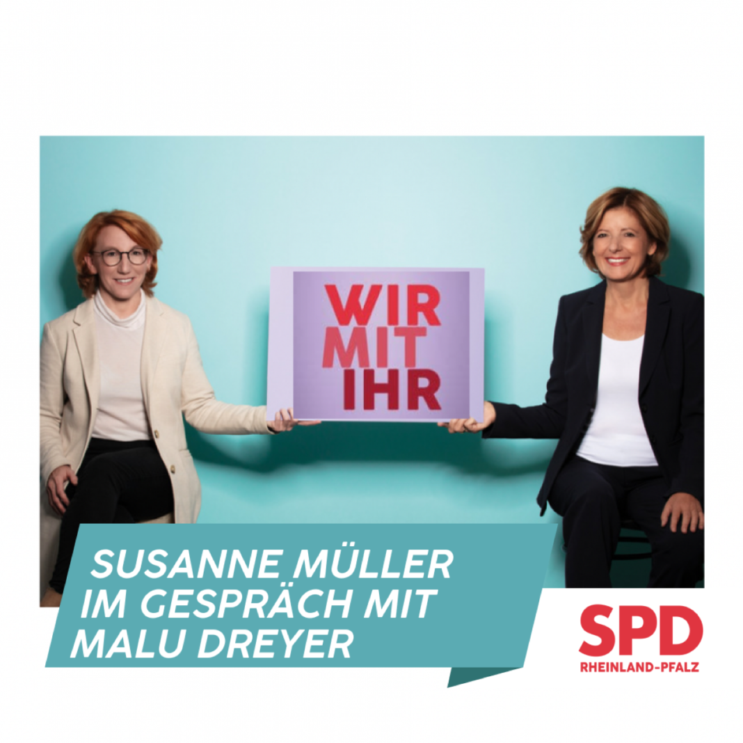 #WirMitIhr-Tour: Susanne Müller trifft Malu Dreyer