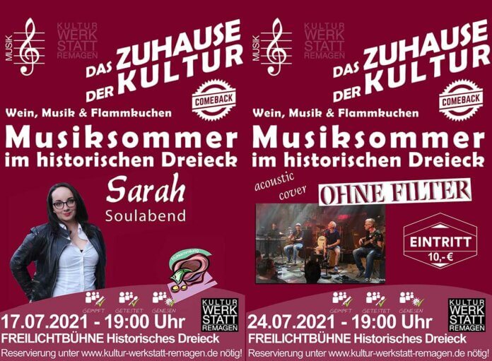"Sarah" und "Ohne Filter" in der Kulturwerkstatt Remagen
