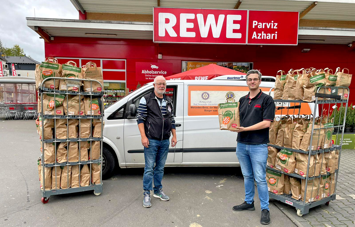 REWE-Markt Azhari Sinzig unterstützen „Tafel Ahrweiler“