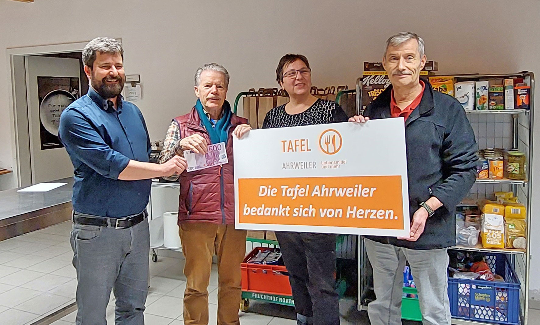 Kolpingsfamilie spendet „Tafel Ahrweiler“ 500 Euro