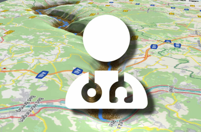 Ahtral Karte mit Arztsymbol
