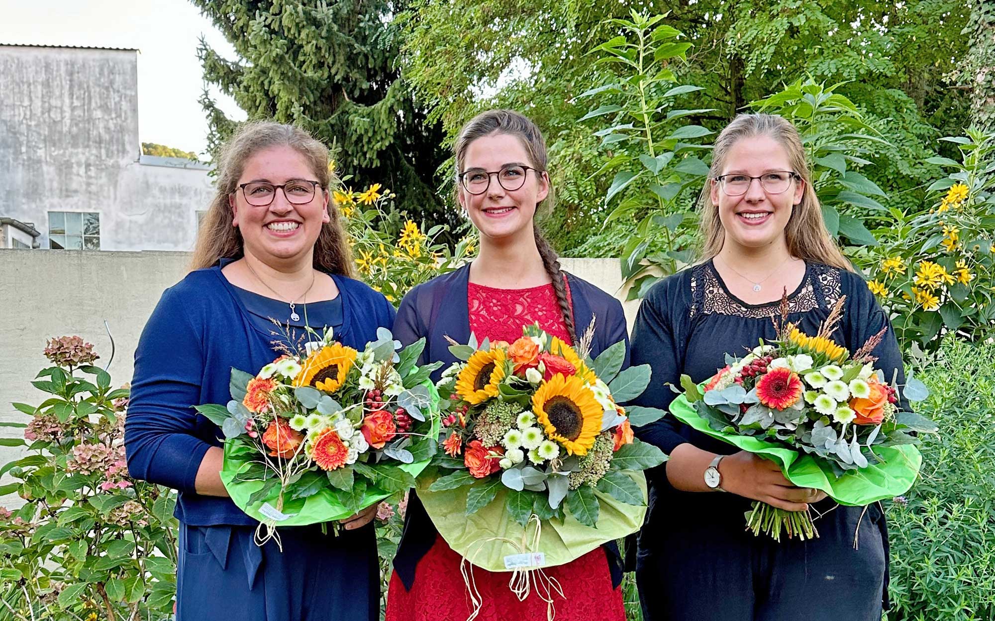 Dinah Seiny, Antonia Dörr undTabea Dörr