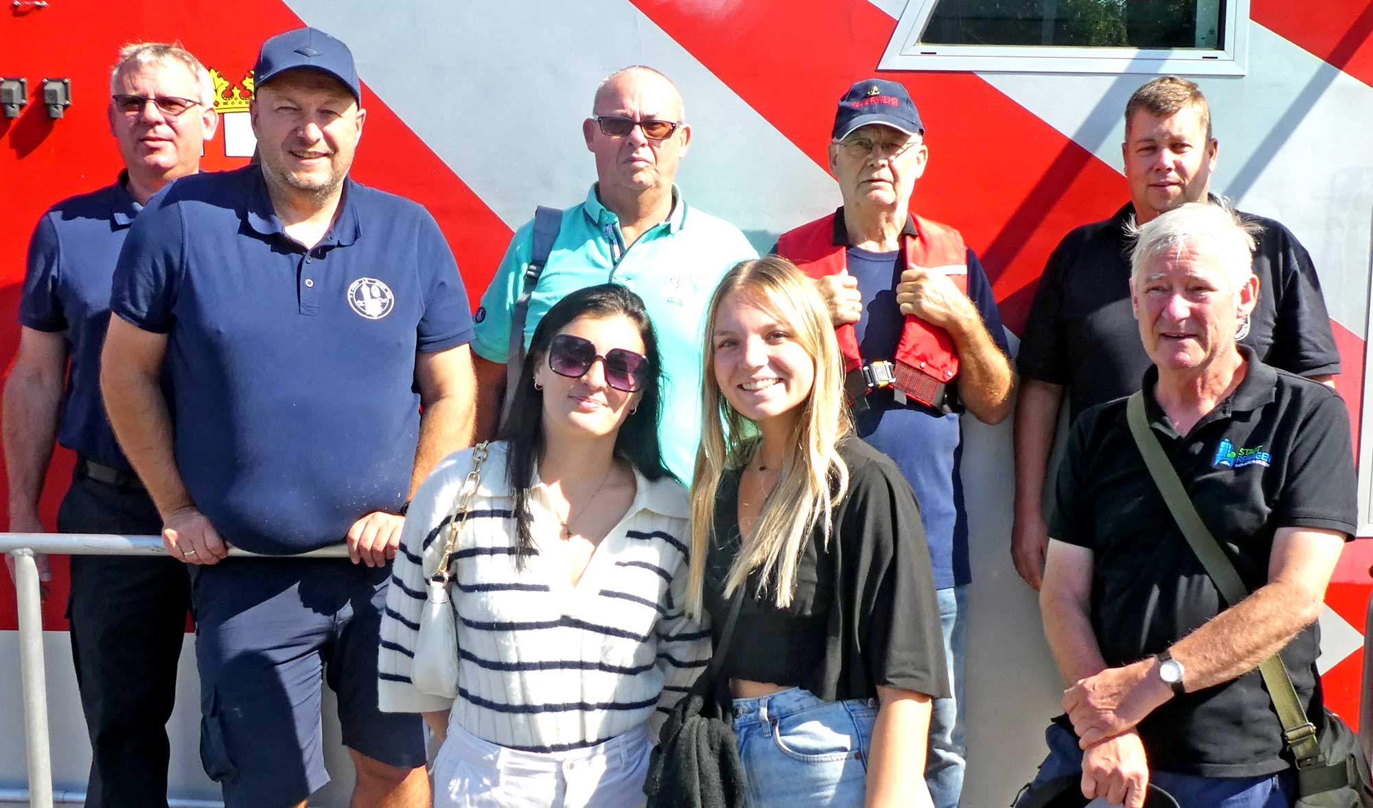 Feuerwehrleute aus Maisons-Laffitte zu Gast in Remagen