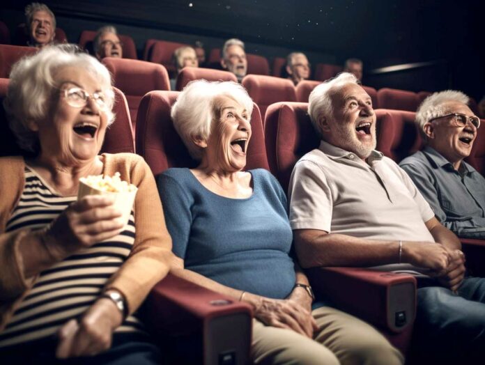 Senioren lachen