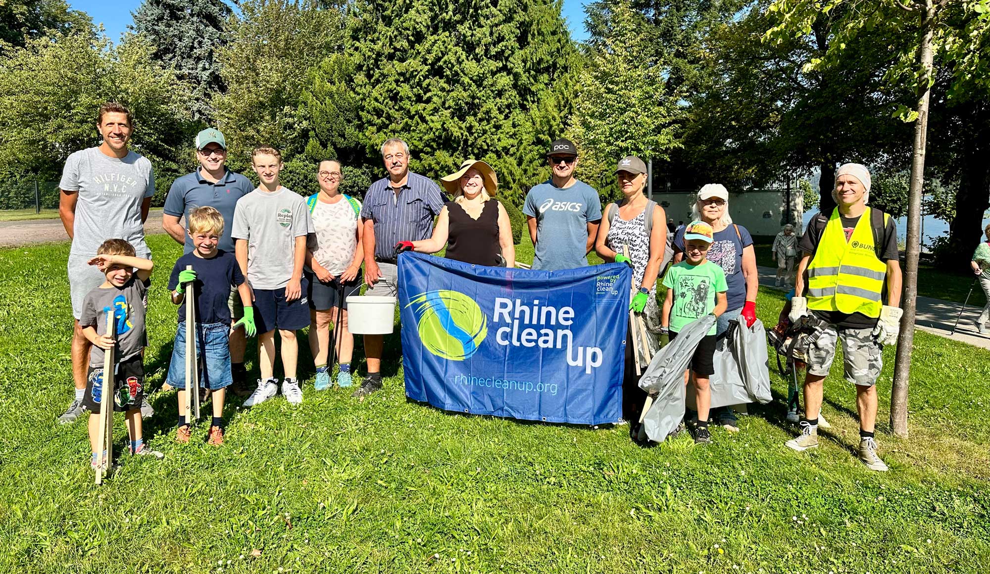 Müllsammelaktion „Rhine- Cleanup“