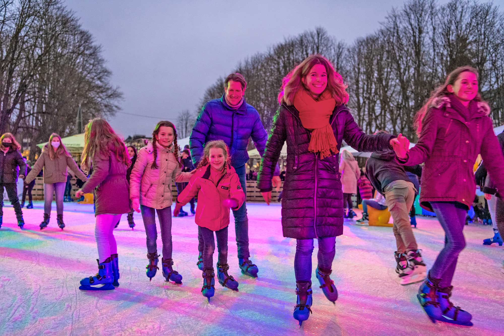 Das Eislaufvergnügen im Kurpark öffnet am 1. Dezember. Foto: Dominik Ketz