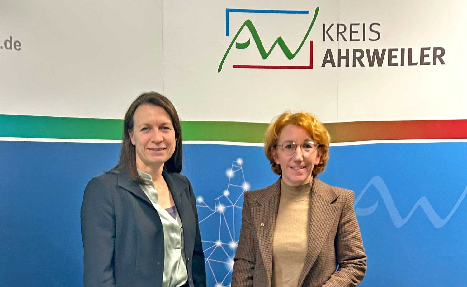 Wiederaufbau - Austausch Landrätin Weigand und SPD MdL Müller