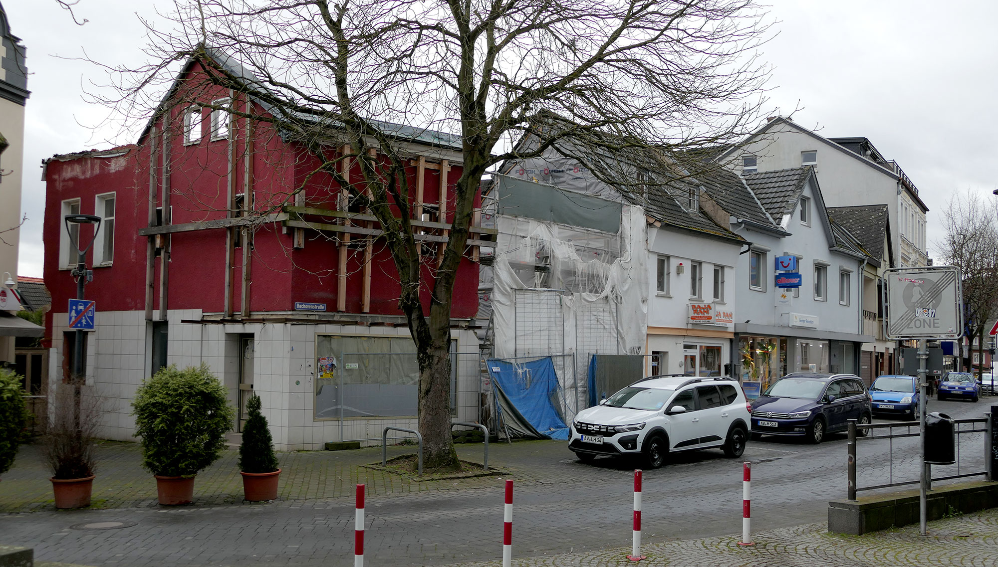 Bauruinen in der Bachovenstrasse