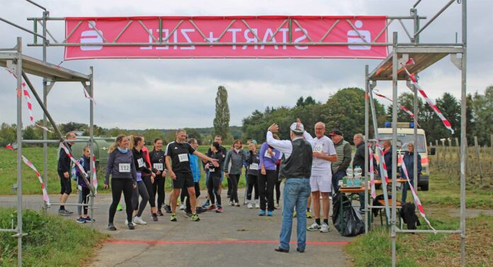 Große Anspannung kurz vor dem Startschuss…1. Spendenlauf in Oedingen war äußerst professionell organisiert!