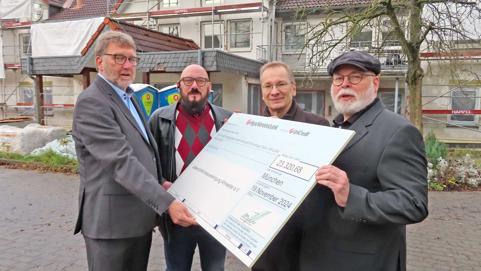 von links: Jörg Schwarze, Hans-Christian Seifert, Andreas Geron, Gregor Omphalius