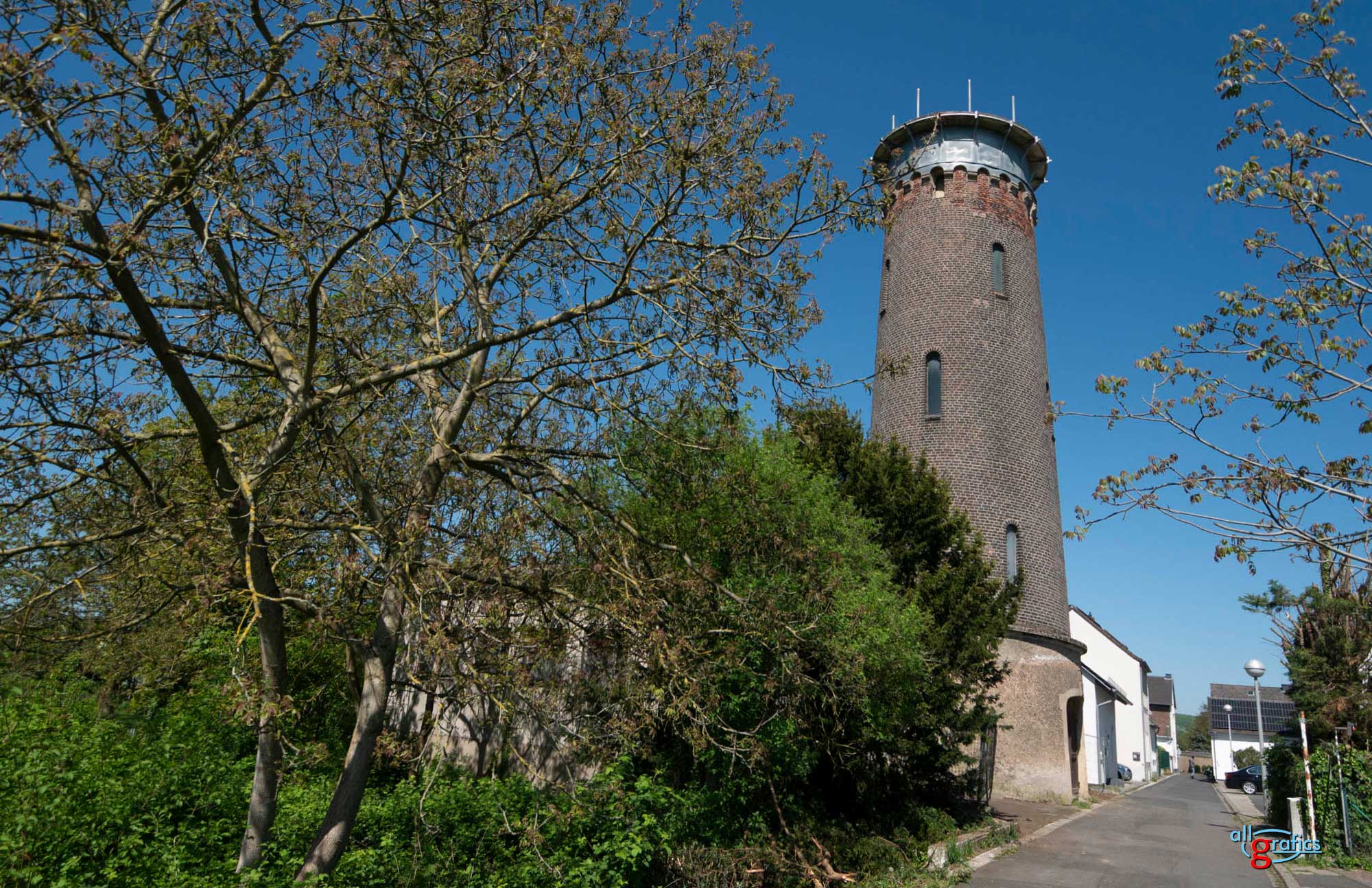 Wahrzeichen Wasserturm in Kripp Foto: Achim Gottschalk, allgrafics.de