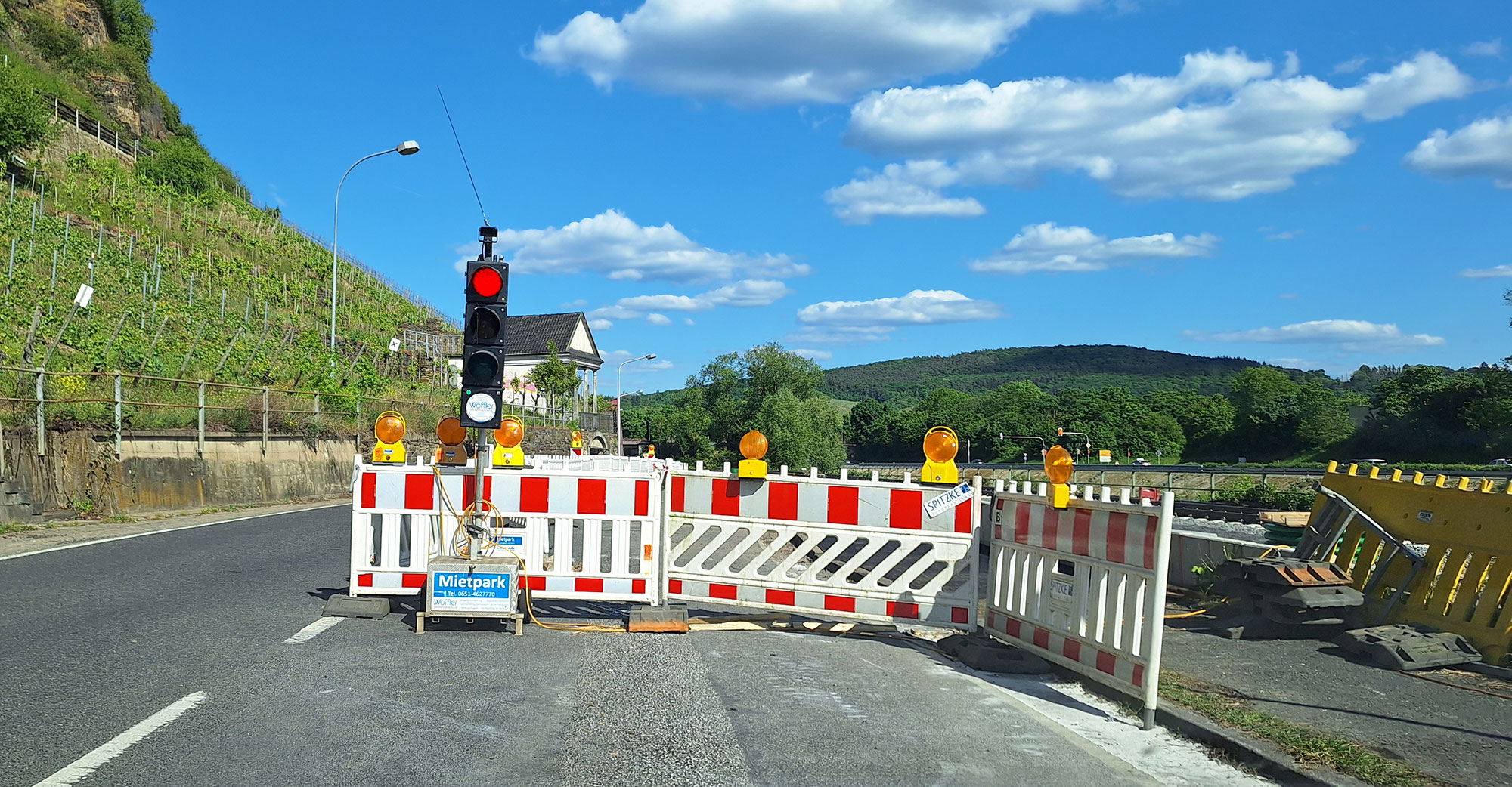 Ampel in Lohrsdorf